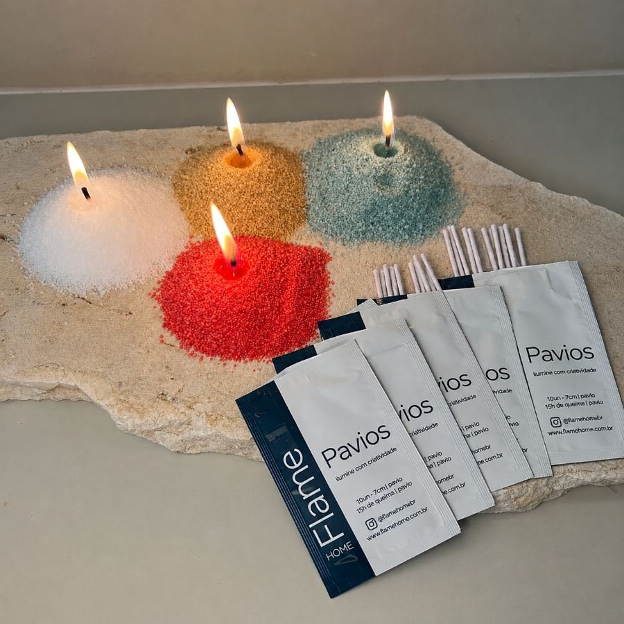Kit de 50 pavios Flame Home